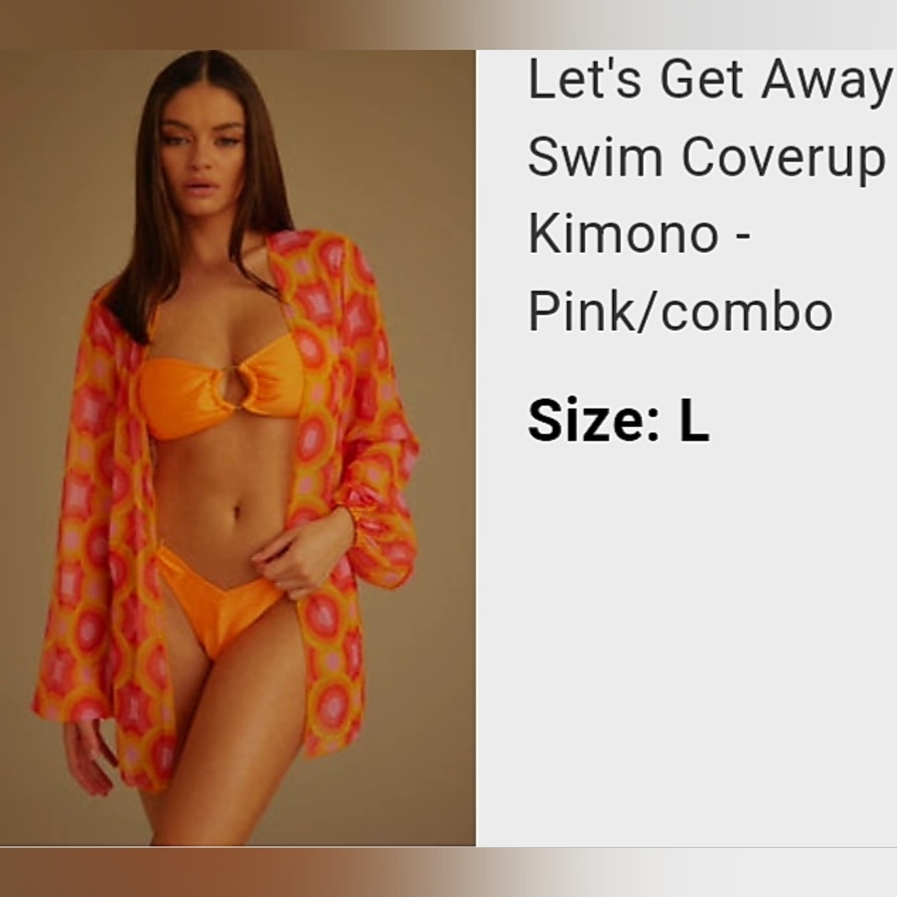Swim Suit Cover up.  Stylish.  Fashion Nova.  M/L